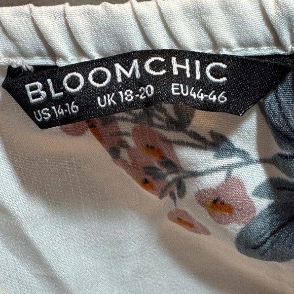 BloomChic Puff Sleeve Floral Print Blouse - Picture 5 of 7